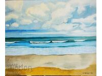 Georgi Takev - seascape - 67x54 oil on canvas