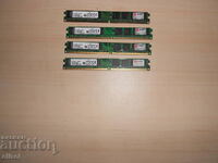 419. Ram DDR2 800 MHz, PC2-6400, 2Gb, Kingston. Kit 4 bucati. NOU