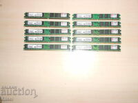 425. Ram DDR2 800 MHz, PC2-6400, 2Gb, Kingston. Kit 10 pieces. NEW