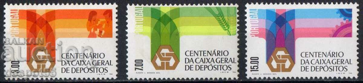 1976. Португалия. 100 год. на Банката на доверителния фонд.