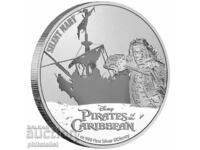 Ниуе 2022 – 2 долара - Disney - Карибски пирати 5 - 1 OZ