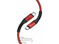 LENTION USB C-C cable, 100W 20V/5A PD cable, with chip - 300 cm