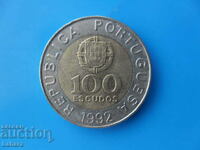 100 escudos 1992 Portugalia