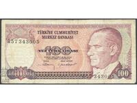 Τουρκία - 100 λίρες 1970 - καλό