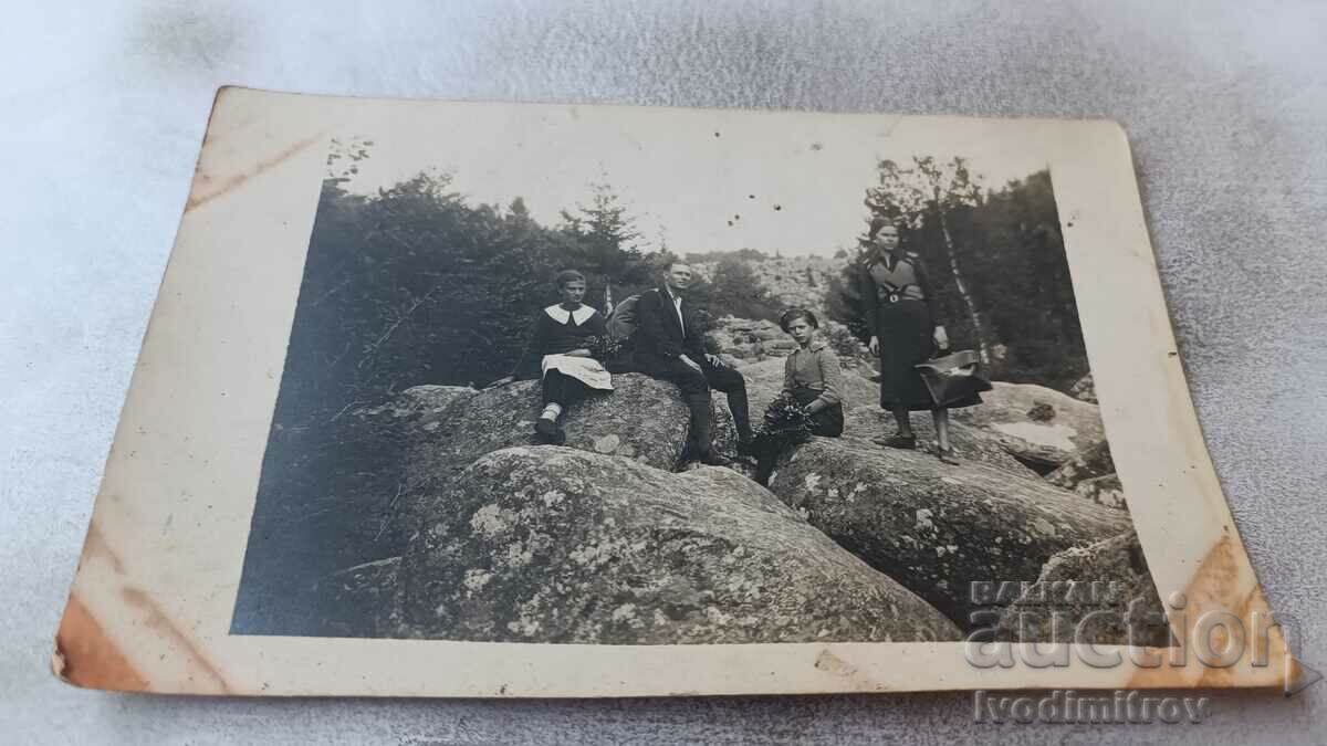 S. Sofia Άνδρας, γυναίκα και δύο κορίτσια στο Zl. γέφυρες της Βίτοσα