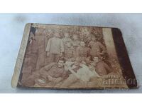 Foto Ofițeri și soldați pe frontul Primului Război Mondial