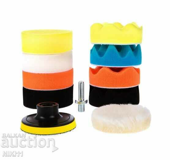 Auction Polishing of headlights with a screwdriver 11 parts, sponges for pasturing Auction Polishing of headlights with a screwdriver 11 parts, sponges for pasturing
