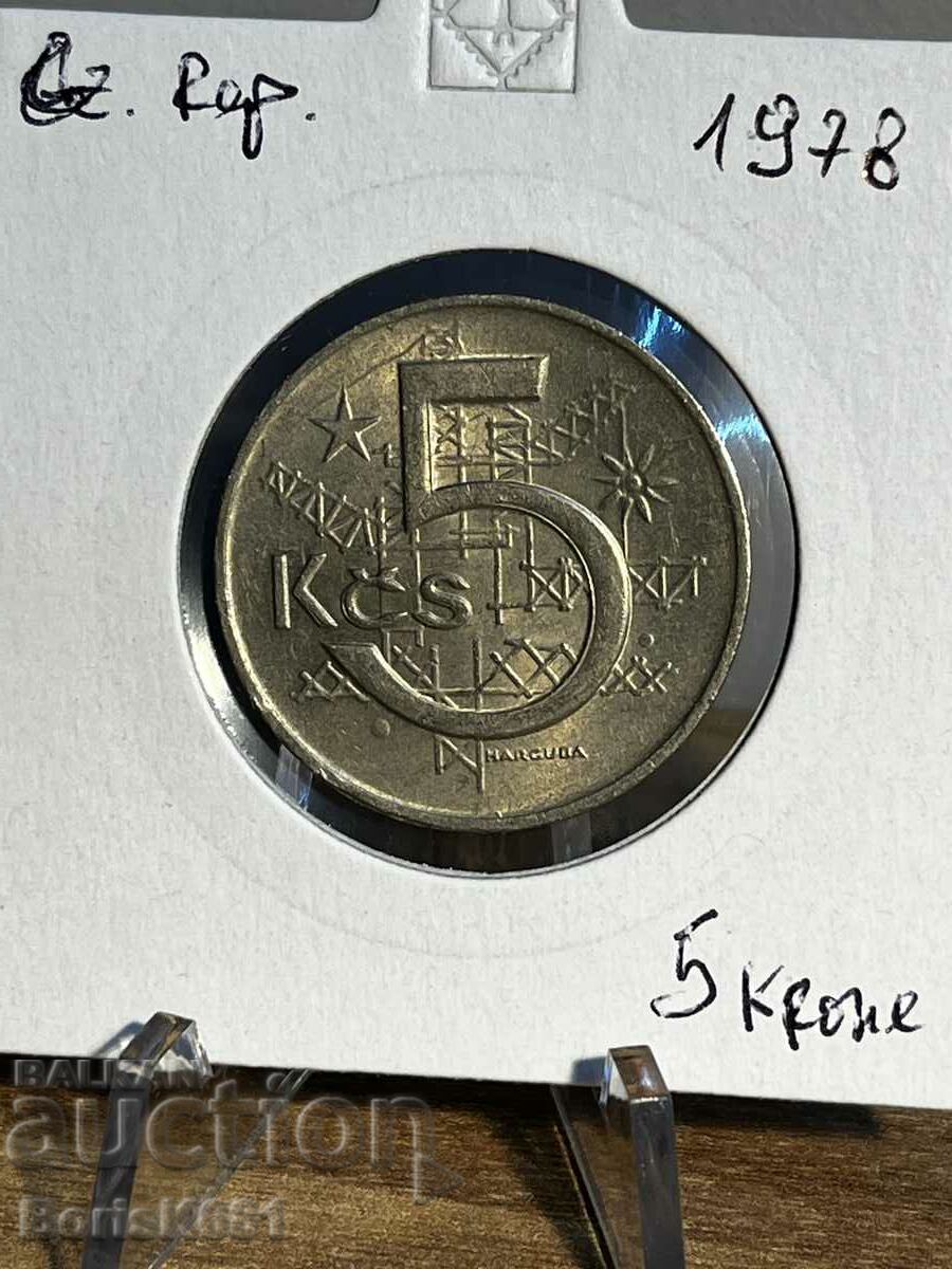 5 Krone 1978 Cehia UNC
