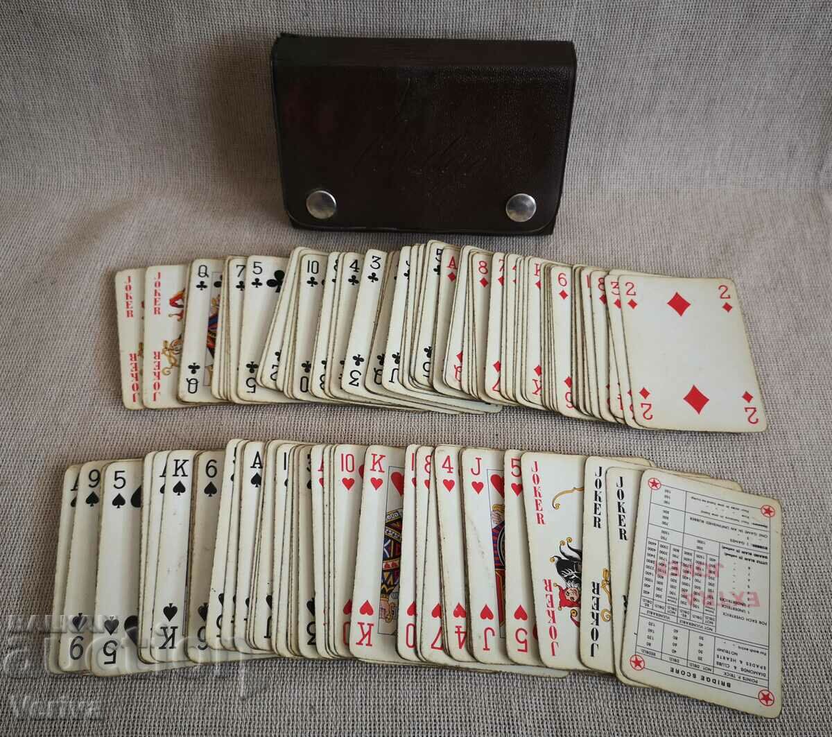 Old English Bridge Cards from the 1970s.