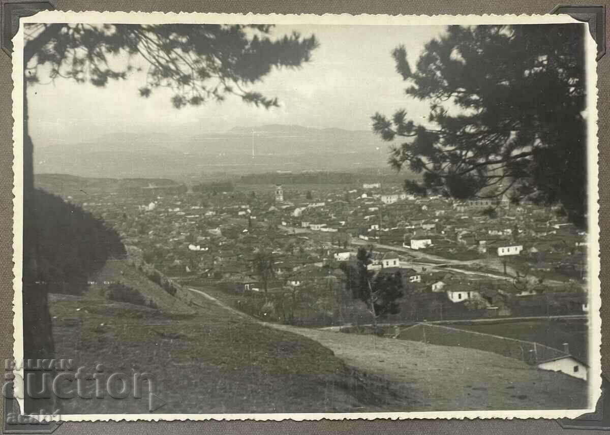 Samokov Vedere a orașului în anii 40