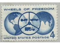 1960. USA. Circles of freedom.