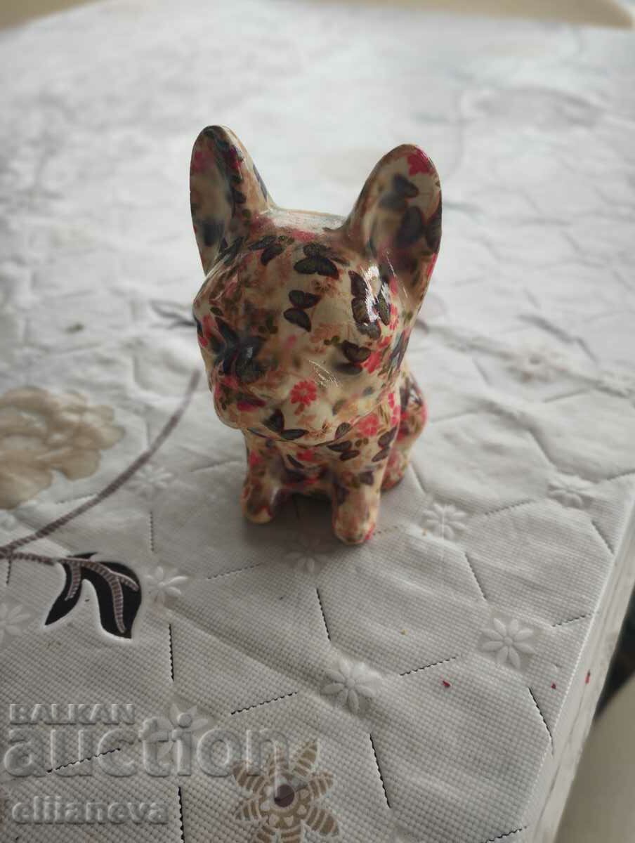 Dog piggy bank checkered with price 20.00 BGN | € 10.23