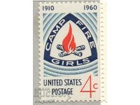 1960. USA. Campfire girls.