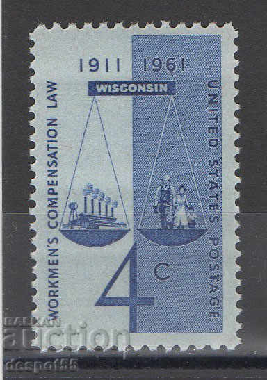1961. USA. Workers' compensation. 1961. USA. Workers' compensation.