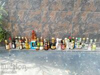 Lot 37 pcs. small, mini, cartridge, bottle, miniature bottle of Alcohol