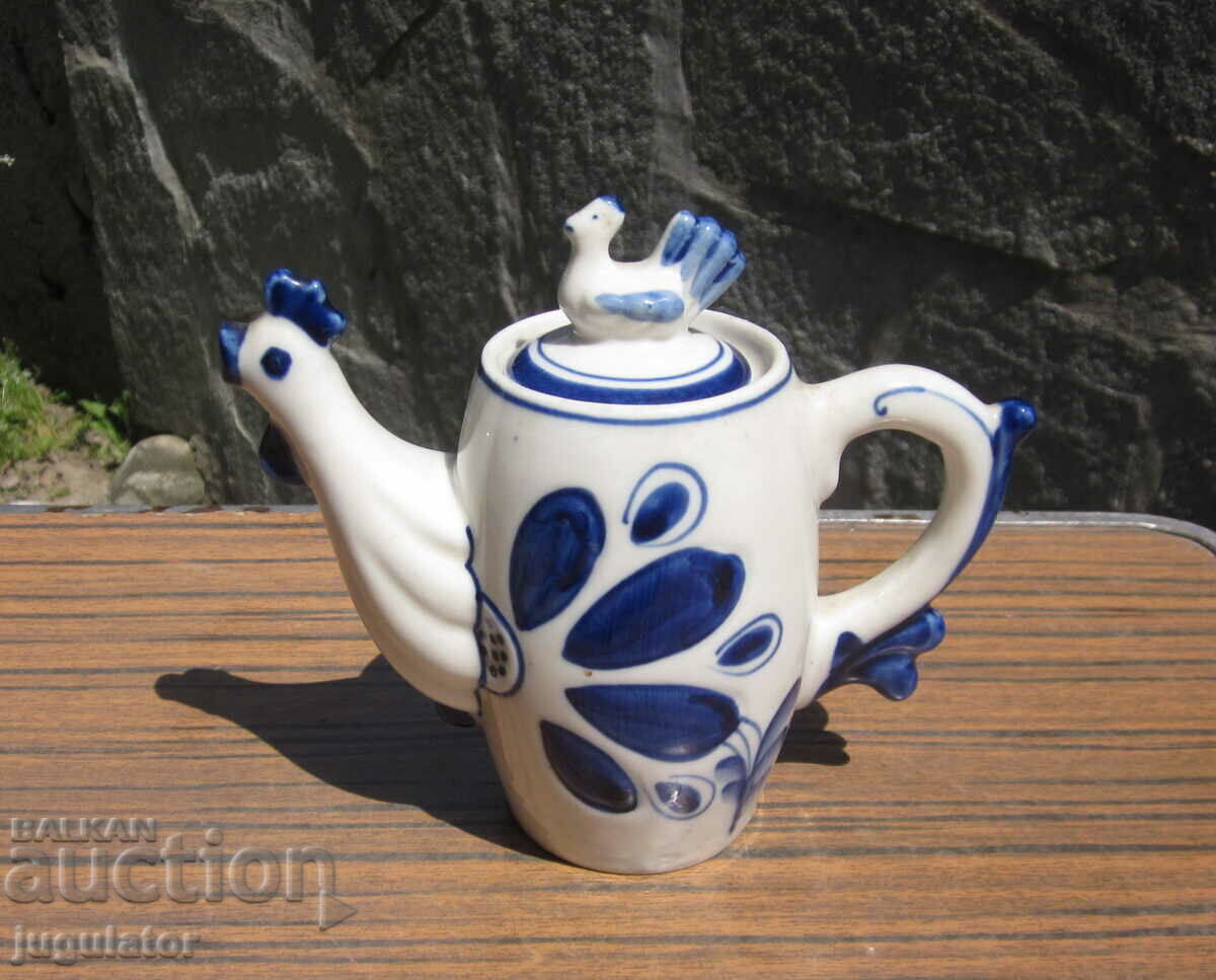 Delivery of Gzhel old Russian porcelain milk jug Delivery of Gzhel old Russian porcelain milk jug