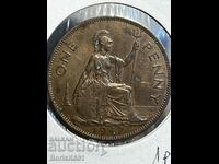 1 Penny 1947 England