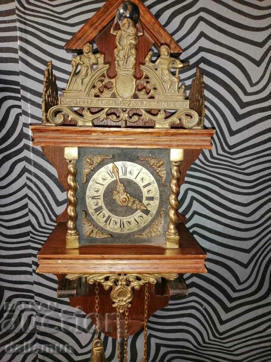 Old Atlas wall clock
