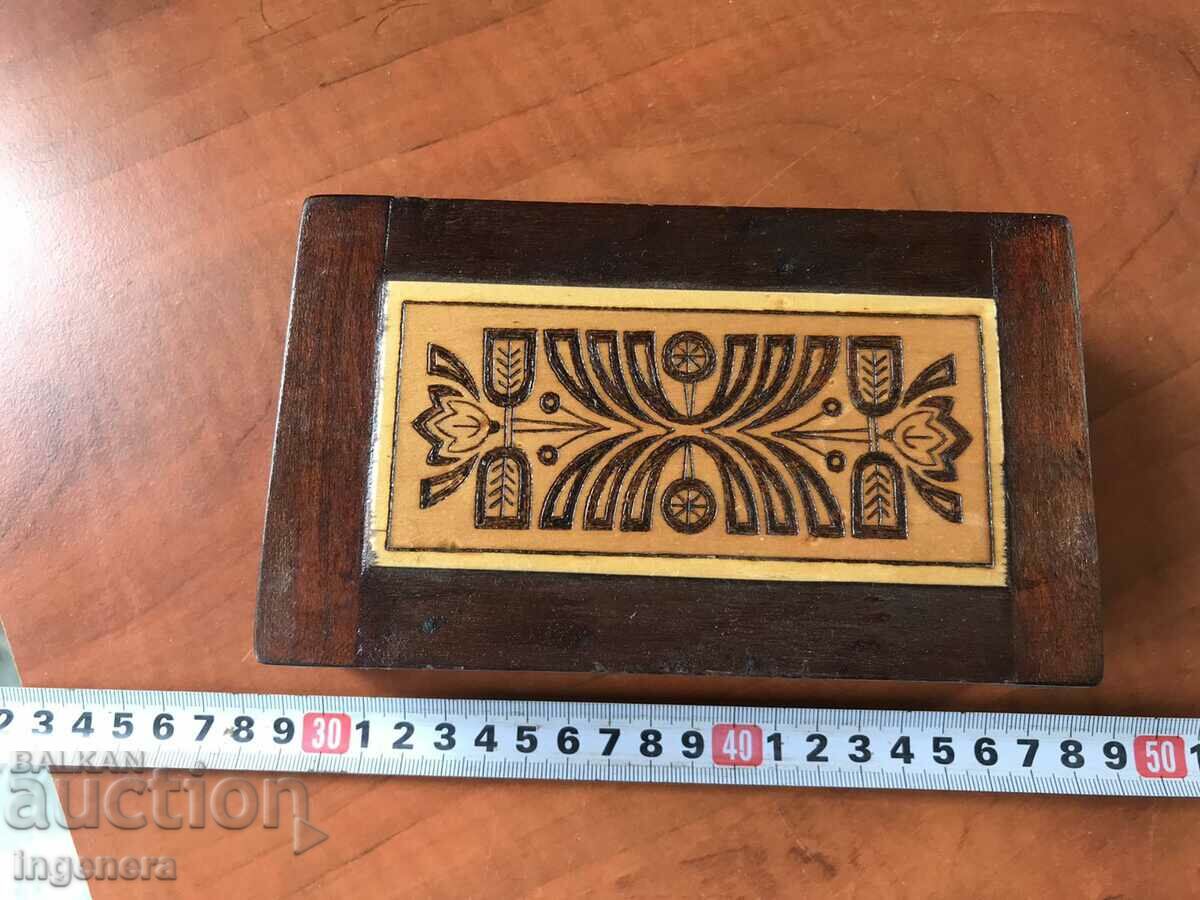 ΚΟΥΤΙ ΞΥΛΟ ΠΥΡΟΓΡΑΦΙΚΟ ΣΧΕΔΙΟ ΑΝΤΙΚΕ ΑΠΟ SOCA MOSTRA με τιμή 28.00 BGN | € 14.32 ΚΟΥΤΙ ΞΥΛΟ ΠΥΡΟΓΡΑΦΙΚΟ ΣΧΕΔΙΟ ΑΝΤΙΚΕ ΑΠΟ SOCA MOSTRA με τιμή 28.00 BGN | € 14.32