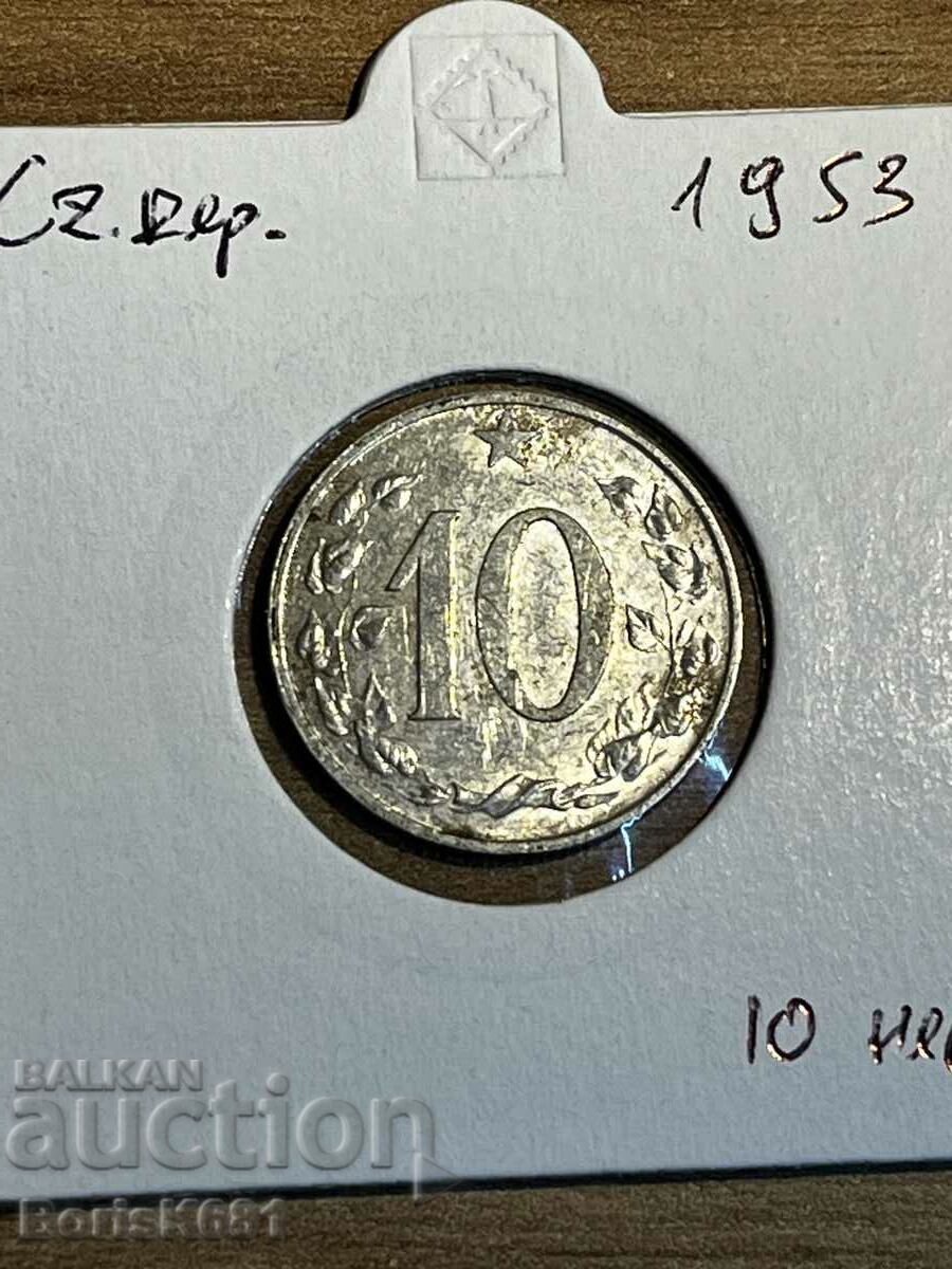 10 Heller 1953 Τσεχία