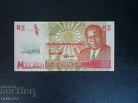 MALAWI 5 KWACHA 1995 NEW UNC