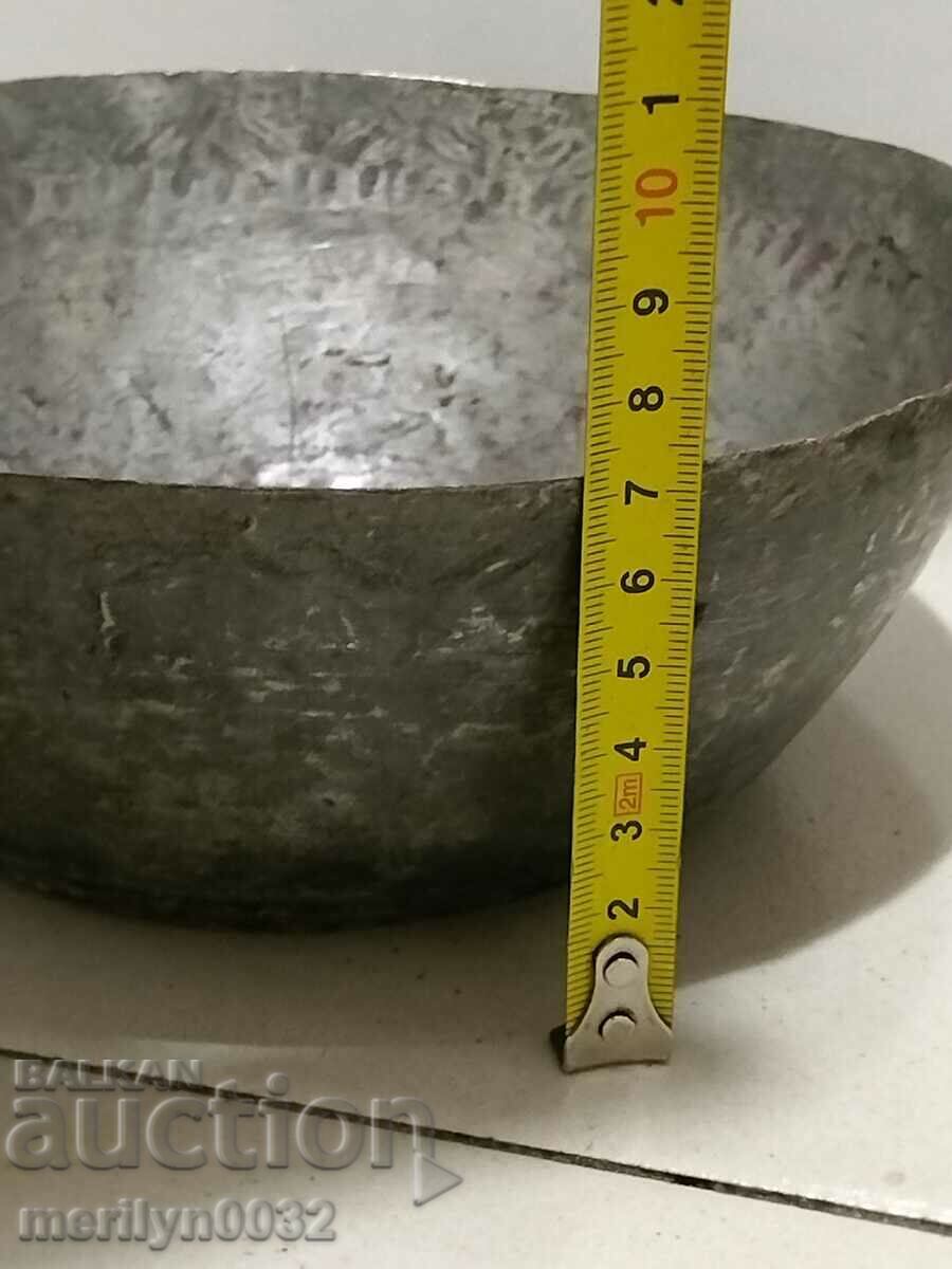 Old tinned bowl sahan panica tas copper vessel copper - 5 Old tinned bowl sahan panica tas copper vessel copper - 5