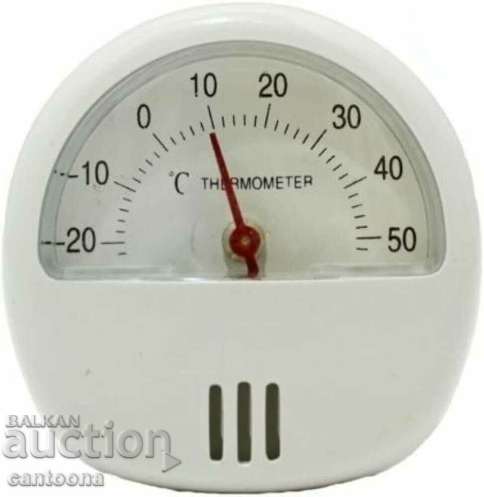 Termometru, interior/exterior, -20°C până la 50°C, magnet și suport