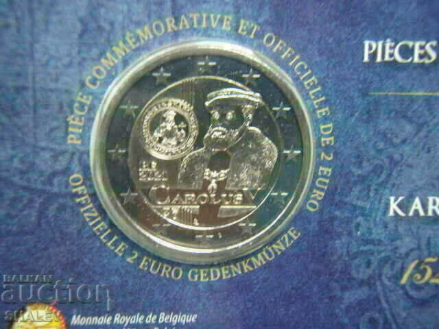 Παράδοση 2 Euro 2021 Βέλγιο "500 y coins Carol V" (2) - Unc (2 ευρώ) Παράδοση 2 Euro 2021 Βέλγιο "500 y coins Carol V" (2) - Unc (2 ευρώ)