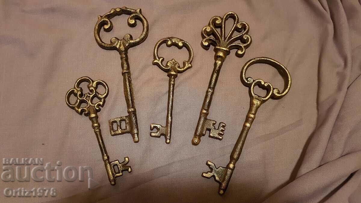 Huge cast iron keys.