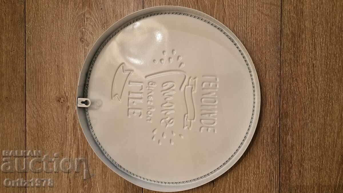 Auction  Large metal sign, 32cm, "If life gives you lemons