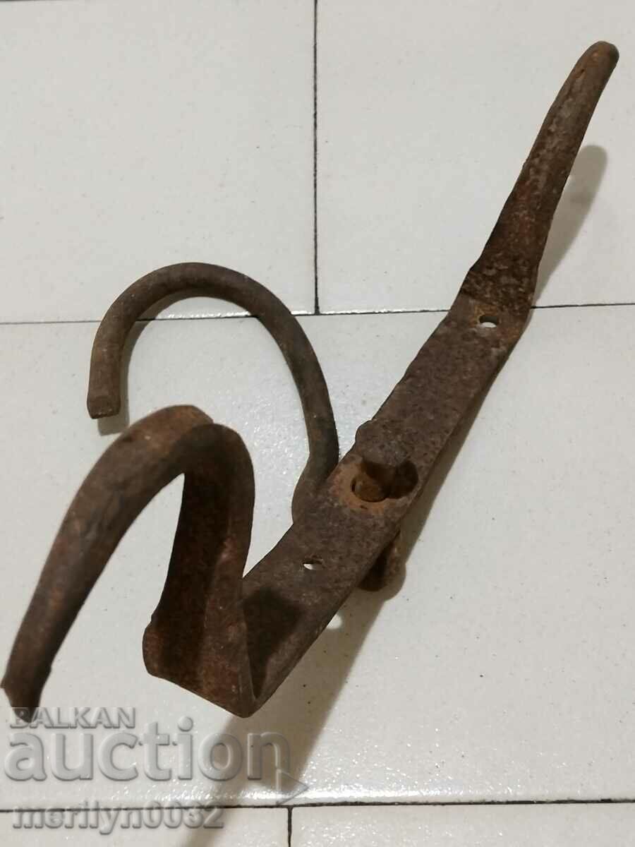 Delivery of Antique Wrought Iron Hook, Double Hook