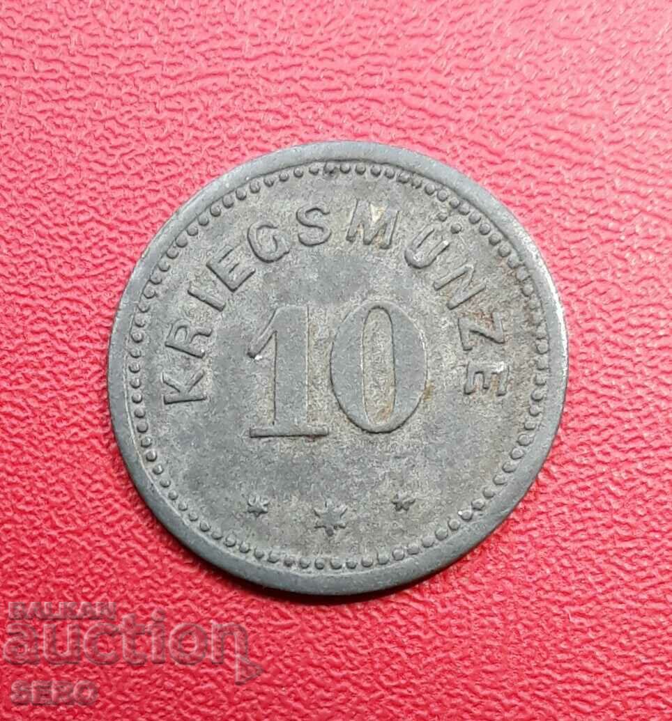 Germany-Bavaria-Kempten-10 Pfennig 1917