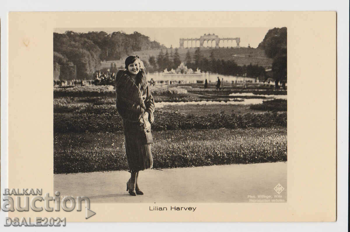 παλιά καρτ ποστάλ ηθοποιός LILIAN HARVEY /50088