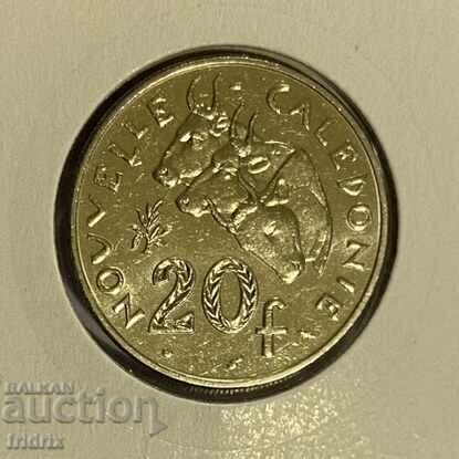 Νέα Καληδονία 20 φράγκα / Νέα Καληδονία 20 εκατοστά 1983