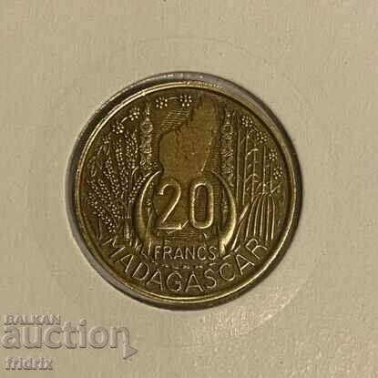 Madagascar 20 franci / Madagascar 20 franci 1953