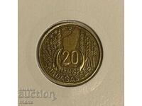 Мадагаскар 20 франка / Madagascar 20 francs 1953