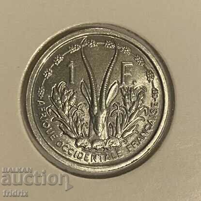 Africa de Vest Franceză 1 franc / Africa de Vest Franceză 1 franc 1948 3
