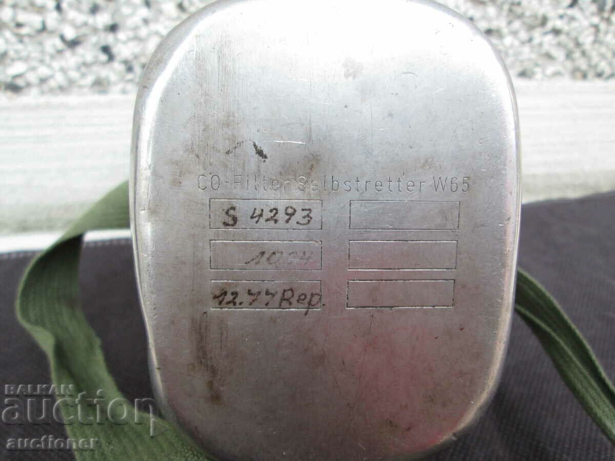 VINTAGE MSA W65 MASCA MINIATURALA SELF RESCUE - 7