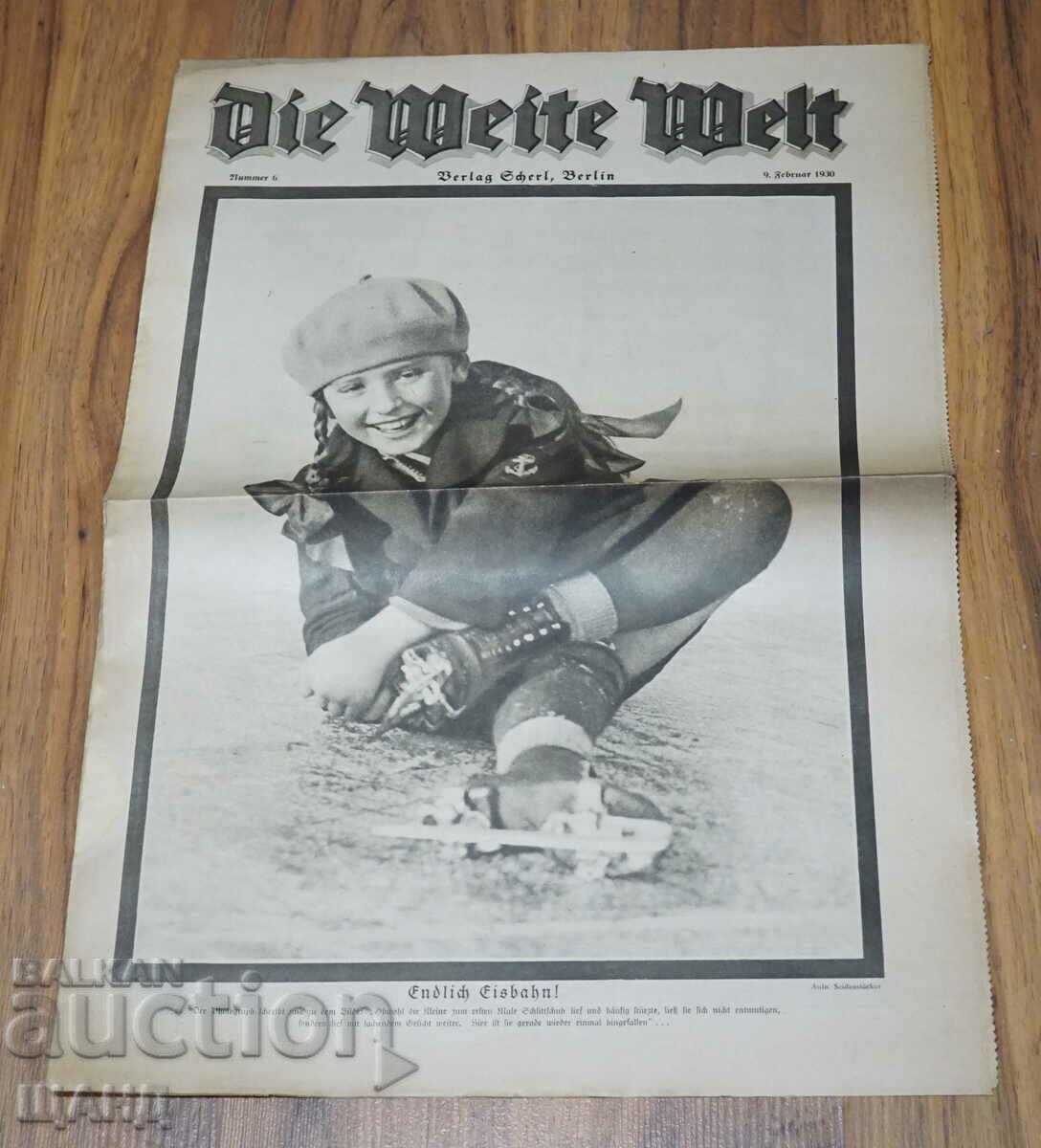 1930 Немско списание DIE WEITE WELT брой 6