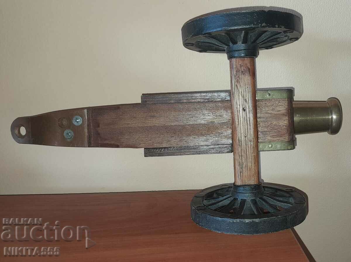 Auction Large bronze cannon, top, for decoration Auction Large bronze cannon, top, for decoration
