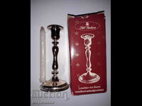 OLD CANDLESTICK. SILVER BRONZE. WMF