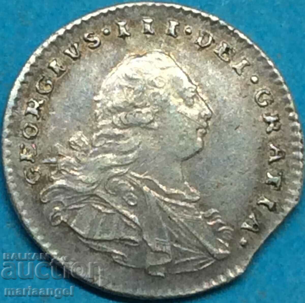 Great Britain 1 Pence 1800 Maundy King George - Rare