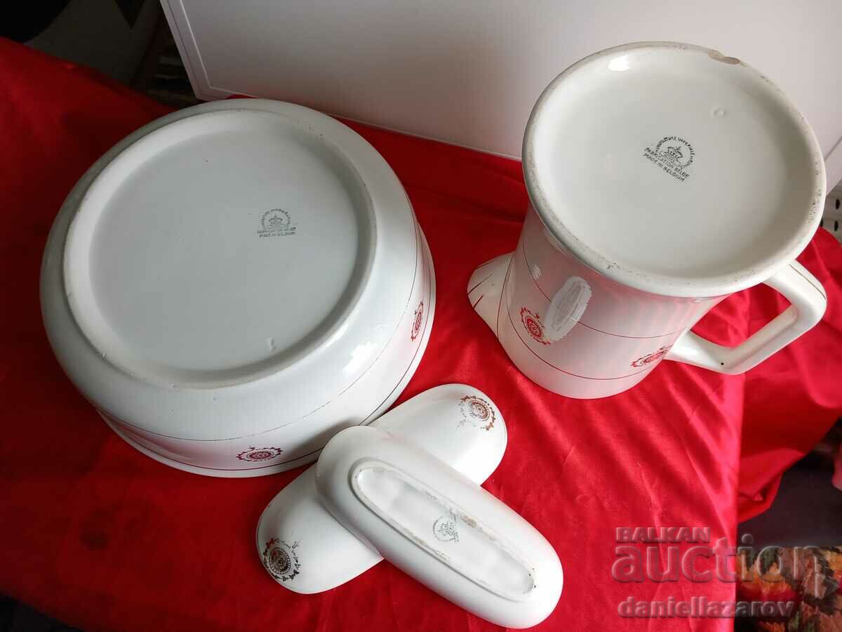 Доставка на Старинен ПОРЦЕЛАНОВ Комплект за Миене Доставка на Старинен ПОРЦЕЛАНОВ Комплект за Миене