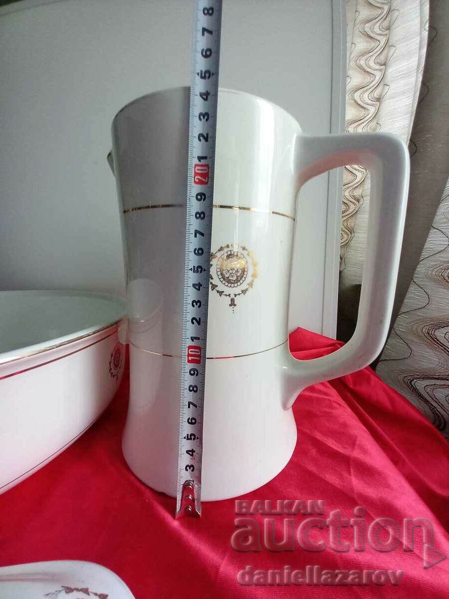 Set de spălat porțelan antic - 6