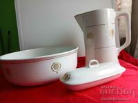 Set de spălat porțelan antic