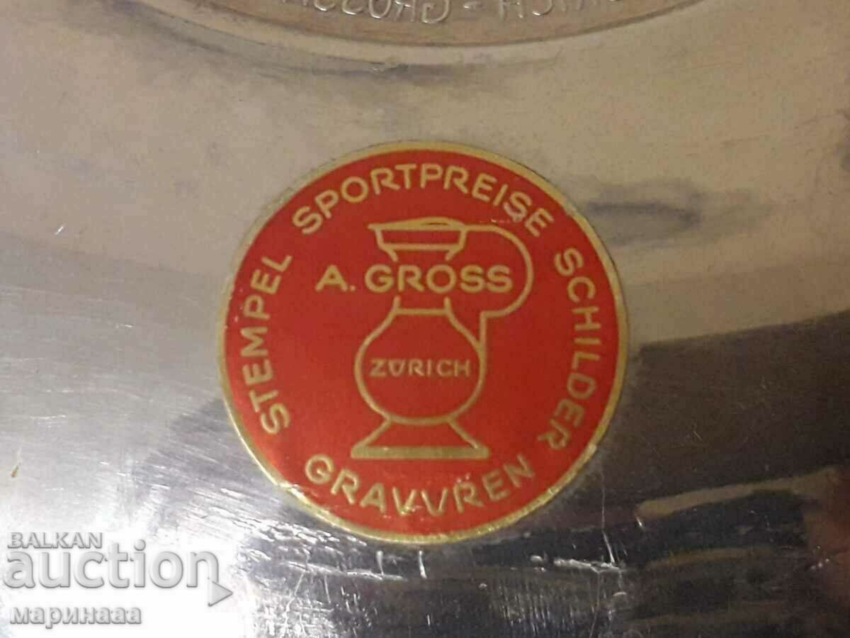 Delivery of AUTHOR'S PLATE. SHOOTING PRIZE. 1969 Delivery of AUTHOR'S PLATE. SHOOTING PRIZE. 1969