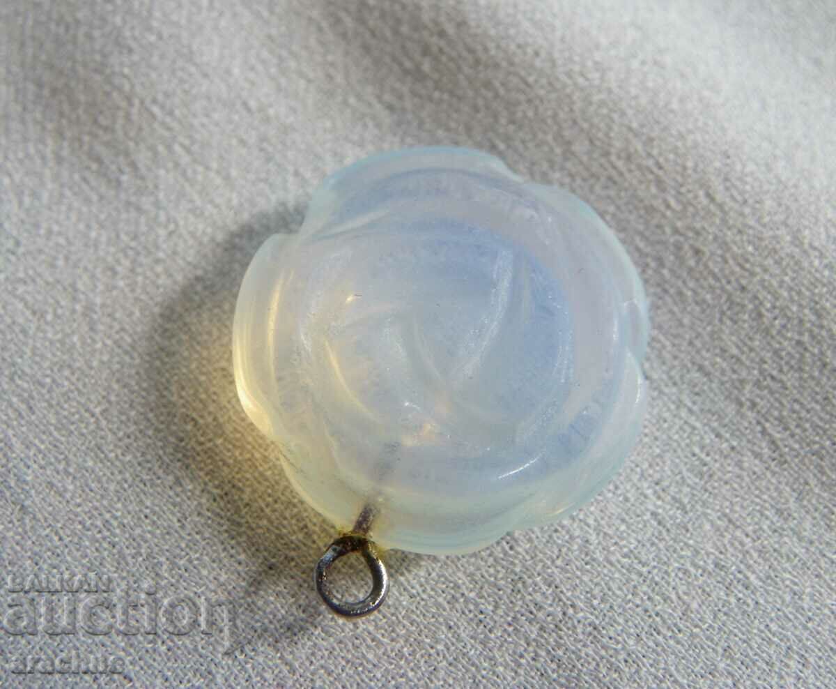 Rose cut from moonstone with price 30.00 BGN | € 15.34 Rose cut from moonstone with price 30.00 BGN | € 15.34