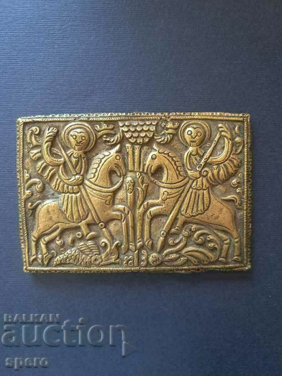 Bronze icon. St. George / St. Dimitar - 5 Bronze icon. St. George / St. Dimitar - 5