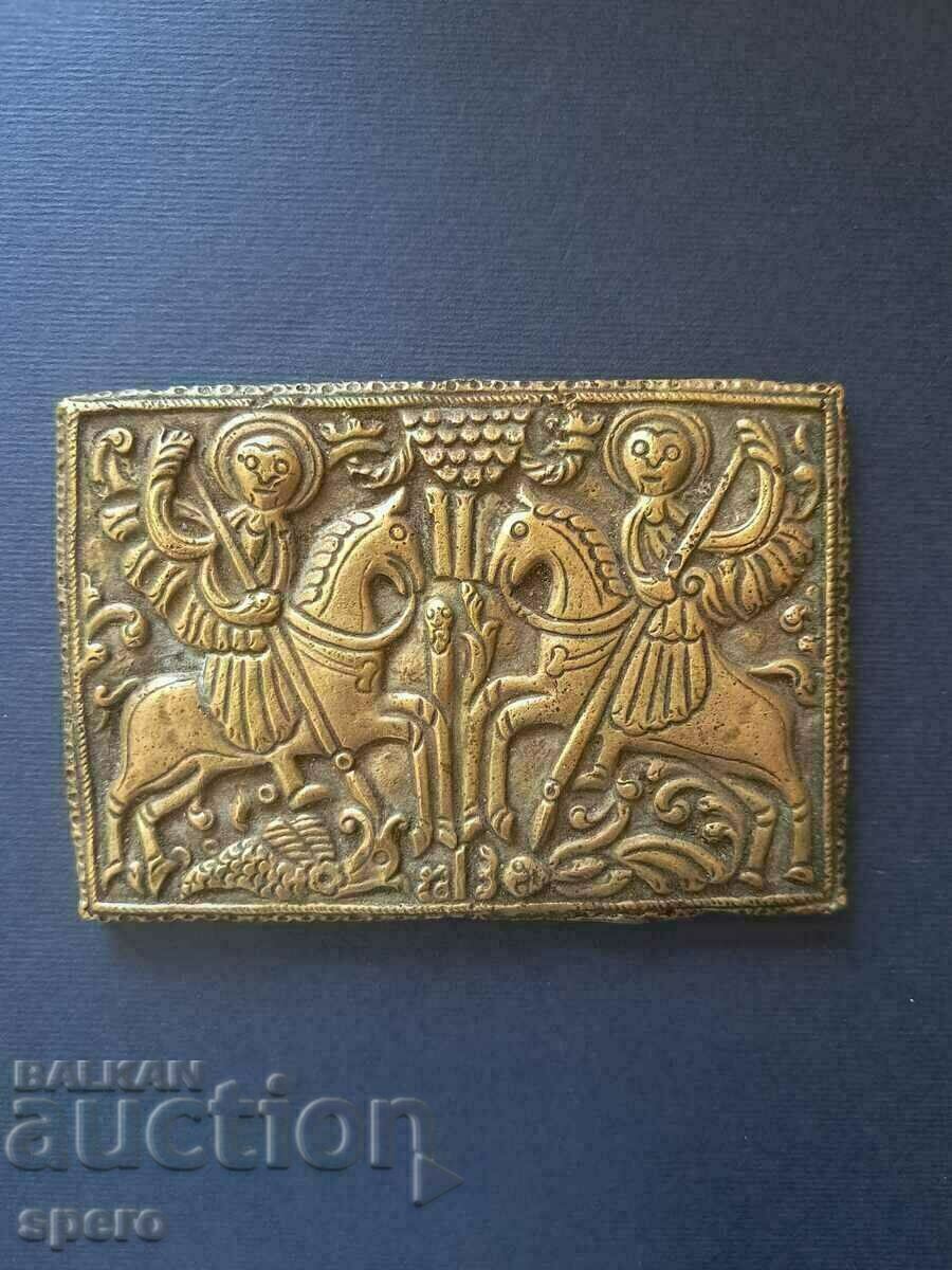 Bronze icon. St. George / St. Dimitar - 5 Bronze icon. St. George / St. Dimitar - 5