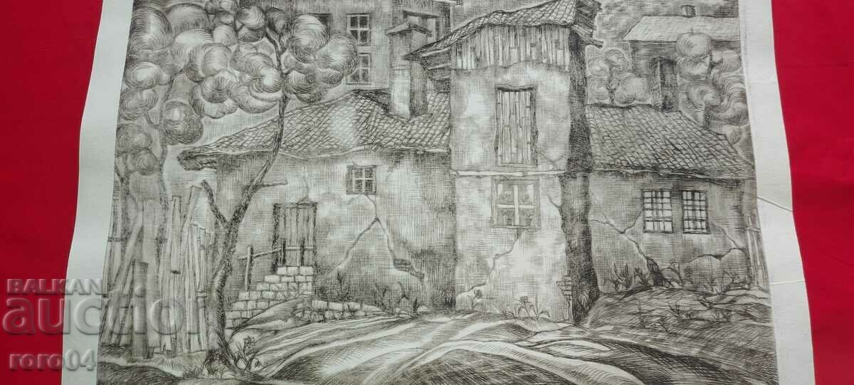 HRISTOFOR PEYCHEV (1933 - 2023) "CHAKAR VOYVODA'S HOUSE" - 6 HRISTOFOR PEYCHEV (1933 - 2023) "CHAKAR VOYVODA'S HOUSE" - 6